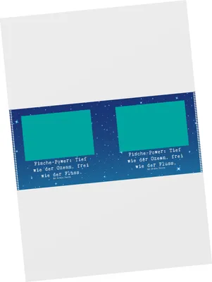 Produktbild von Mr. & Mrs. Panda Postkarte Fische Astrologie - Sternenhimmel Blau - Geschenk, Fischer, einzelkarte, Geschenkidee Zum Geburtstag, Postkarten, Grußkarte, Ansichtskarte