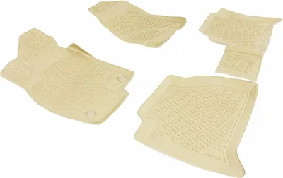 Image de 2017-2020 Tapis de sol Mercedes Classe X Découpable TPE Beige 4 pcs