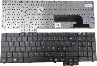 Produktbild von Schwarz - Deutsche Tastatur kompatibel für Samsung X520-A01DE , X520-JB03DE