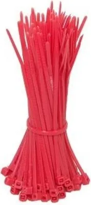 Immagine prodotto di Fascette 140 mm - Rosso - 100 pezzi