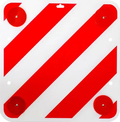 Produktbild von Pro Plus Warntafel mit Reflektoren 50x50