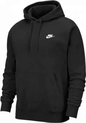 Produktbild von Nike M Nsw Club Hoodie Po Bb Black/Black/White Xxl