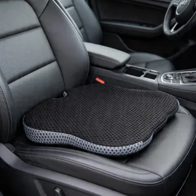 Immagine prodotto di Elzusha - Cuscino ergonomico per auto - Cuscinetto a cuneo in memory foam per alleviare il mal di schiena