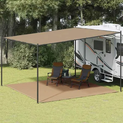 Produktbild von vidaXL Zeltteppich 400x400 cm Taupe