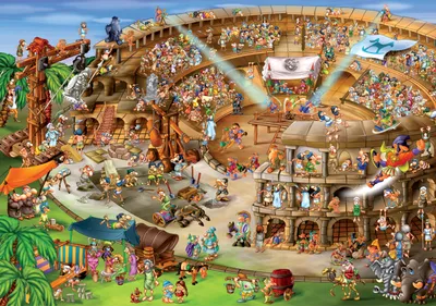 Immagine prodotto di D-Toys Puzzle Cartoon Collection Kolosseum 1000 Teile Jigsaw Puzzle