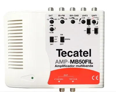 Obrázek produktu pro TECATEL zesilovač AMP-MB50FIL 45dB, LTE, 5 vstupů