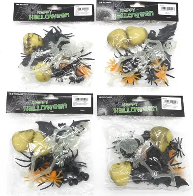 Produktbild von Halloween Deko-Set (4-Pack) / insgesamt 80 Teile