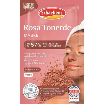 Produktbild von Schaebens Sonderedition Rosa Tonerde Maske Inhalt 2 x 5 ml