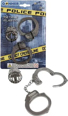 Produktbild von Gonher Polizeistock Mit Stern Silber Silber One Size