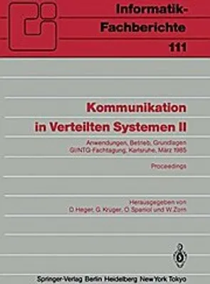 Obrázok produktu pre Kommunikation in Verteilten Systemen II