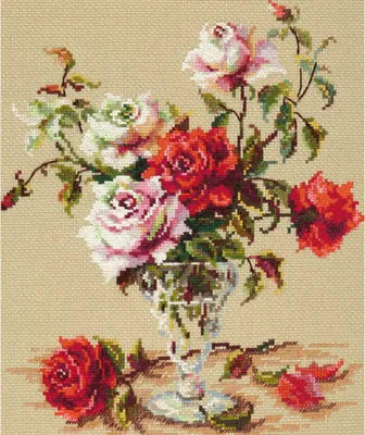 Obrázok produktu pre Magic Needle Zweigart Edition sada na vyšívanie krížikom "Liebeslied", počítaný vzor, 24x29cm
