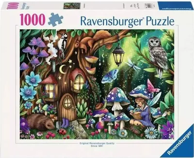 Image de Puzzle Ravensburger Au pays des fées, 1000 pièces.