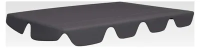 Produktbild von Ersatzdach für Hollywoodschaukel Anthrazit 150/130 x 105/70 cm