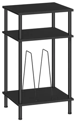 Produktbild von Schallplattenständer - 3-lagig - 40 x 30 x 73,5 cm
