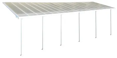 Produktbild von Palram - Canopia Aluminium Terrassenüberdachung Feria Weiß 295x1092x305 cm