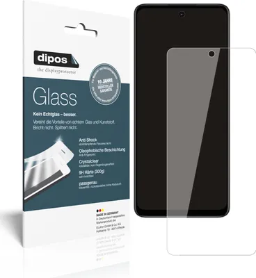 Produktbild von 2x Schutzfolie für Motorola G60S - Anti-Shock 9H Folie dipos Glass Kunststoffglas