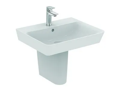 Productafbeelding van Ideal Standard Connect Air wastafel, 55 cm, met 1 gat voor de kraan, met overloop