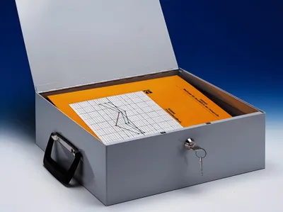 Produktbild von WEDO Doku Ordnerkass. A4 lgrau