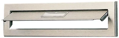 Image de Entrée de boîte à lettre inox n°2 DECAYEUX - 230 x 30 mm - 161238