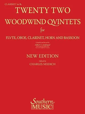 Obrázok produktu pre 22 Woodwind Quintets - New Edition