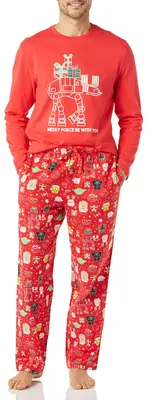 Produktbild von A. Essentials Disney | Marvel | Star Wars Herren Schlafanzug-Schlaf-Sets Flanell