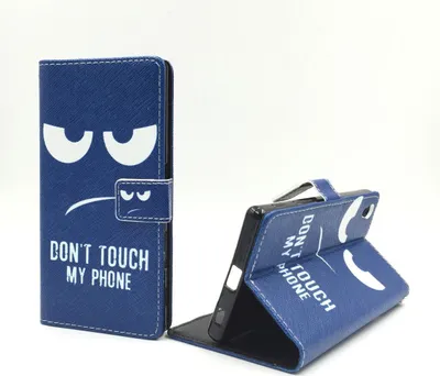 Produktbild von Handyhülle Tasche für Handy Sony Xperia Z5 Dont Touch my Phone