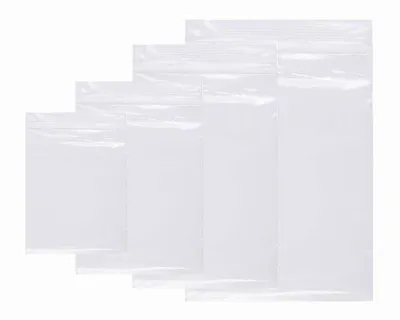 Produktbild von 1x Druckverschlussbeutel-Set 60x80mm 120x170mm 180x250mm 220x310mm  1000 tlg.