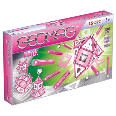 Immagine prodotto di Pannelli Geomag Rosa 104 pezzi | 8400344