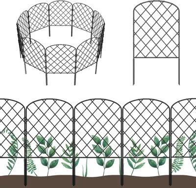 Produktbild von Gartenzaun, 10 Stück, 10 ft x 24 Zoll, Edelstahl, Tierbarriere