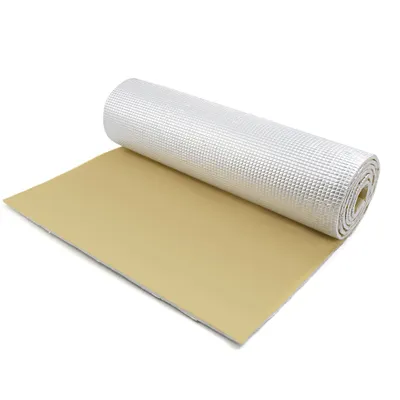 Produktbild von 236mil 16.36sqft Auto Hitze Schalldämpfer Isoliermatte selbstklebend Dämmung Dämmmatte Schallschutz Akustik Matte für Kfz 6mmx152cmx100cm