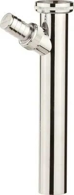 Zdjęcie produktu dla Syfon rurowy zanurzeniowy KIRCHHOFF, chrom, 1 1/4 "x 3/4 "Tx 200x 32mm z przyłączem spryskiwacza z