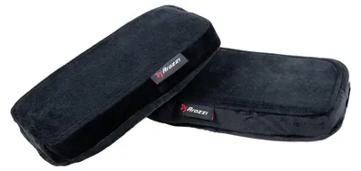 Produktbild von Arozzi Armlehnenpolster - Memory-Schaum - Samtbezug - Schwarz