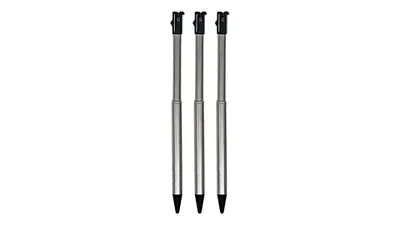 Produktbild von Nintendo 3DS Teleskopstifte NEU Touch Pen Drittanbieter Stylus ausziehbar 3x Schwarz