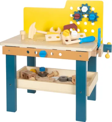 Produktbild von Kinderwerkbank Workshop zum Spielen und Tüfteln mit Befestigungslöchern