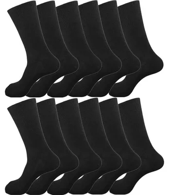 Produktbild von 12 Paar Herren Socken in klassischer Form Freizeit Anzug Business, 12 Paar/39-42