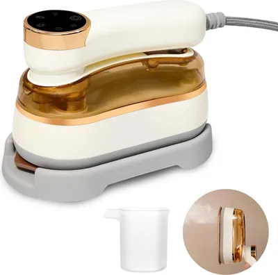 Immagine prodotto di Mini ferro HNCY 1200 W, riscaldamento in 20 secondi, bianco