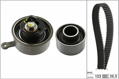 Produktbild von INA 530 0664 10 Zahnriemensatz für FORD Ranger (ET)