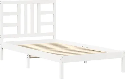 Obrázek produktu pro vidaXL Postel z masivu bílá 100x200 cm