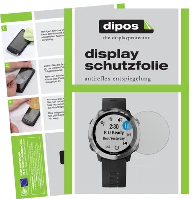 Produktbild von 6x Schutzfolie für Garmin Forerunner 645 matt Displayschutzfolie Folie Display