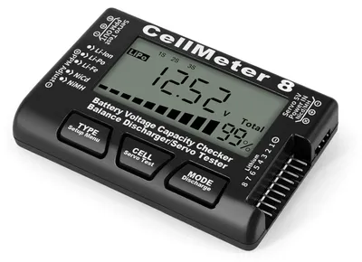 Obrázek produktu pro Digitální tester baterií 8 v 1 – tester lithium-iontových, LiPo, LiFe a NiMH baterií