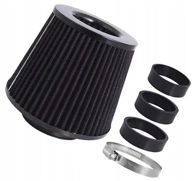 Produktbild von DBautomotive G5U55 Konischer Luftfilter Schwarz 155x130mm