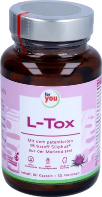 Produktbild von for you L-Tox - Leber Detox Kapseln, 60 St KAP