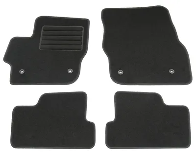 Fußmatten-Set für Mazda 3 BL, 05/2009-09/2013, 3-teilig, Schwarz