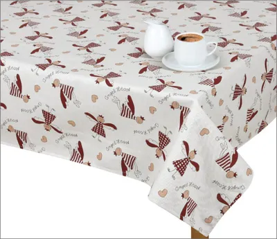 Produktbild von Tischtuch IVO - 70x70 cm - Rot,Beige