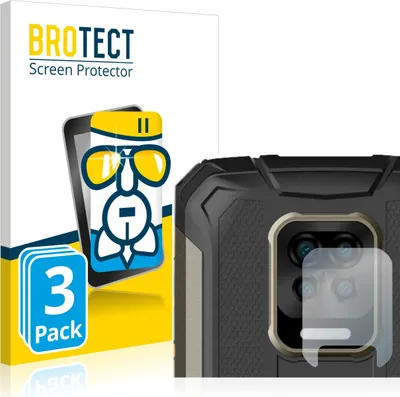 Produktbild von 3x BROTECT Schutzglas für Doogee S59 Pro (NUR Kameraschutz) Schutzfolie Panzer Folie Glas Display Schutz klar