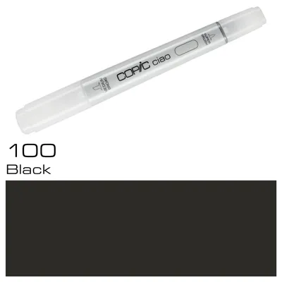 Produktbild von COPIC® Ciao 100 Layoutmarker schwarz, 1 St.