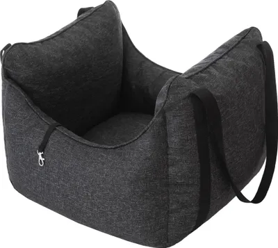 Zdjęcie produktu dla Fotelik samochodowy dla psów i kotów ONE | 60×55×37 cm | Ze smyczą bezpieczeństwa i uchwytami do przenoszenia | Pokrowiec z możliwością prania | OEKO-TEX | PillowPrim