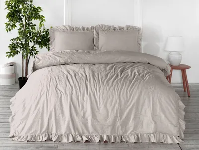 Obrázek produktu pro Bavlněné ložní prádlo NATURAL CREAM/160x200(P) STONEWASHED