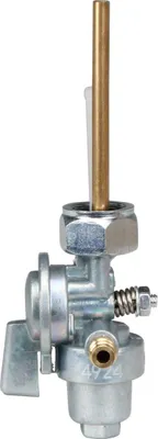 Image de Robinet d'essence M14x1, sortie à droite, avec réservoir d'eau métallique, levier métallique pour Yamaha DT 50 M