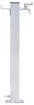 Produktbild von vidaXL Wassersäule für den Garten 40 cm Edelstahl Quadratisch